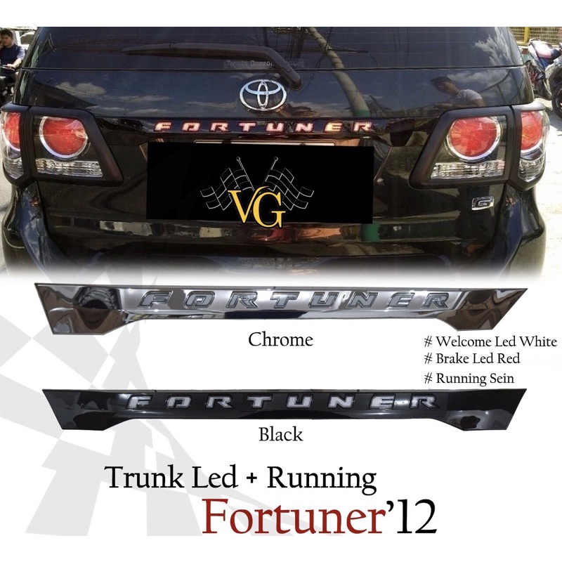 TRUNKLED FORTUNER 2012