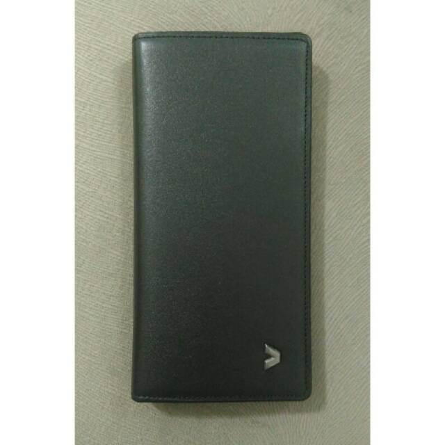 KALIBRE 995017-000 Dompet Panjang Kulit Asli Pria Men Long Wallet Hitam Black