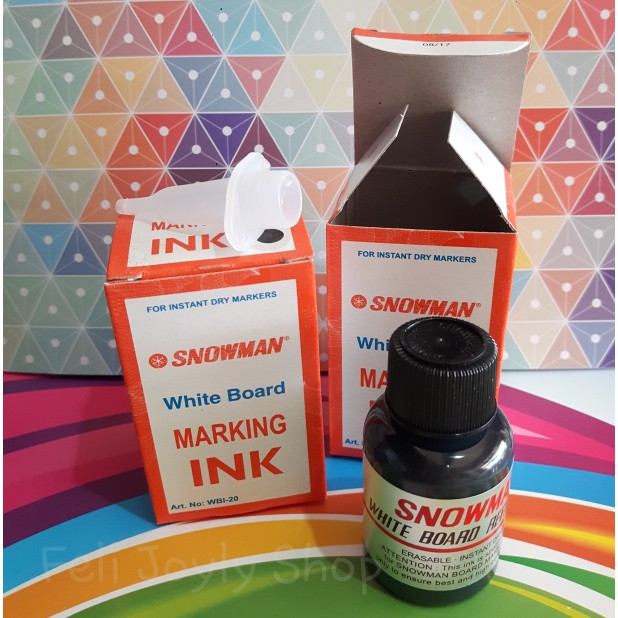

Unik ISI TINTA SPIDOL SNOWMAN WHITE BOARD MARKER MARKER REFILL INK MURAH Hitam terakhir