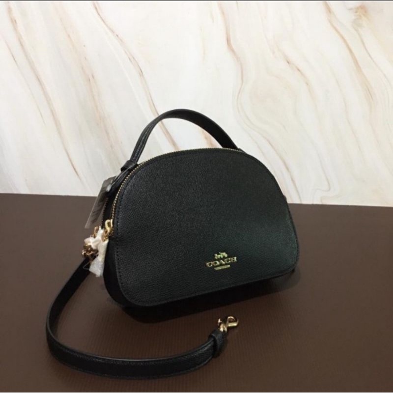 Tas coach serena 1589 satchel black asli