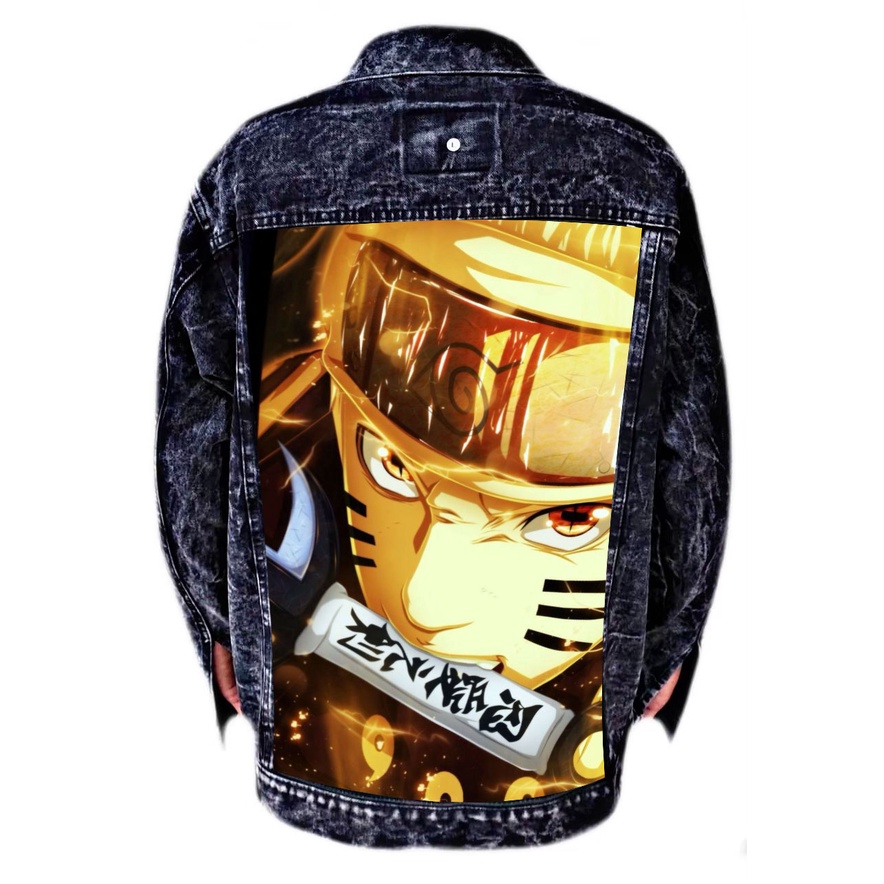 jaket jeans denim pria terbaru 2022 /jaket pria printing/ jaket jeans pria bergambar terbaru/ jaket pria keren/ jaket pria denim jeans bergambar belakang