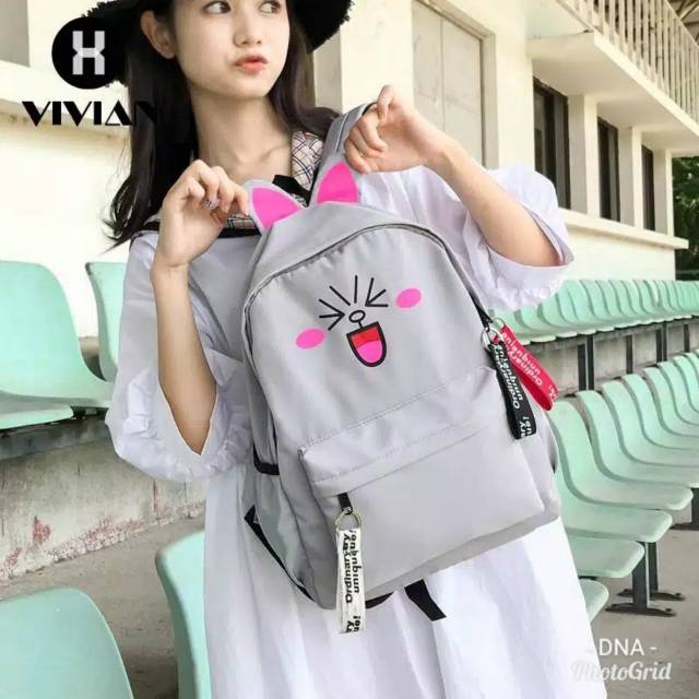 Fashion ransel vivian / backpaack sekolah /  raansel wanitta
