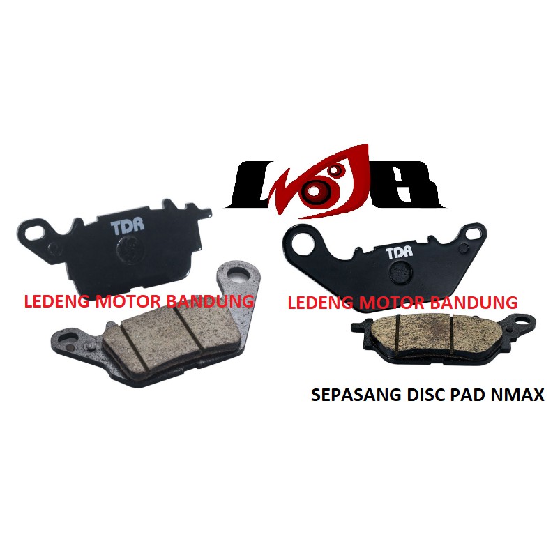 TDR Sepasang Disc Pad Nmax Kampas Rem Cakram Depan Belakang N-Max Black Series