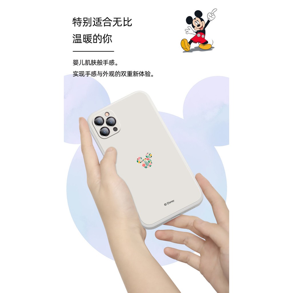 Disney case iPhone12 pro max case 8 plus case x xs max liquid flocking anti-drop iPhone case iPhone11 case 11 promax case 7plus case-6