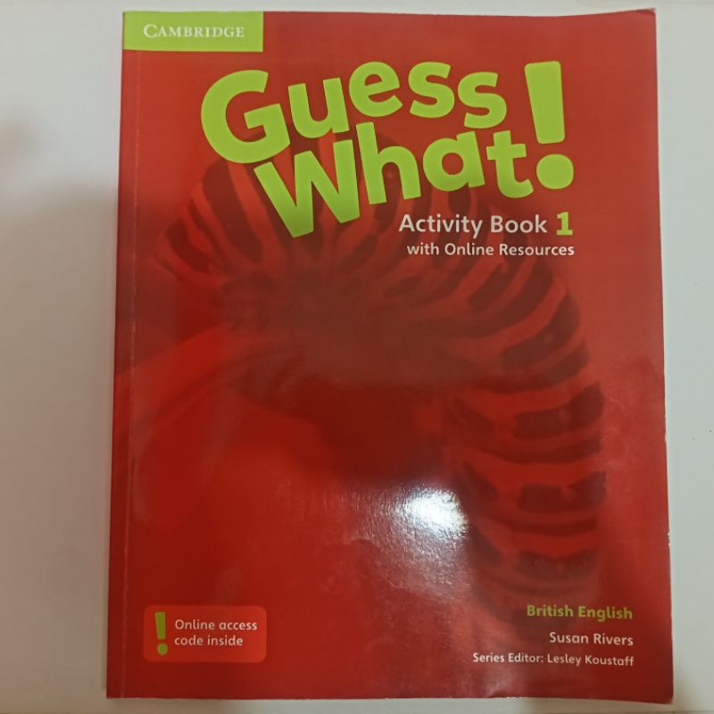 Buku Bahasa Inggris GUESS WHAT Kelas 1 SD CAMBRIDGE BEKAS