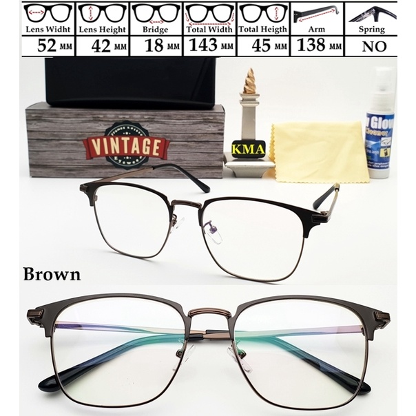 8202. Kacamata minus frame kacamata korea