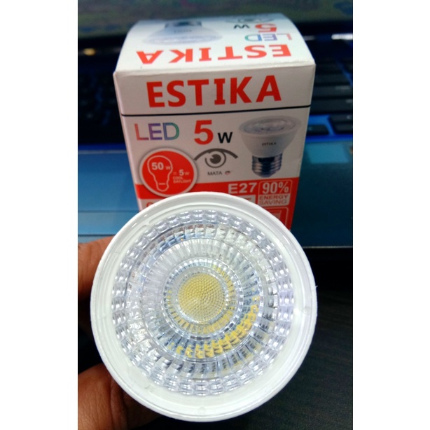 LAMPU SPOTLIGHT ESTIKA 5W E27 PUTIH - KUNING