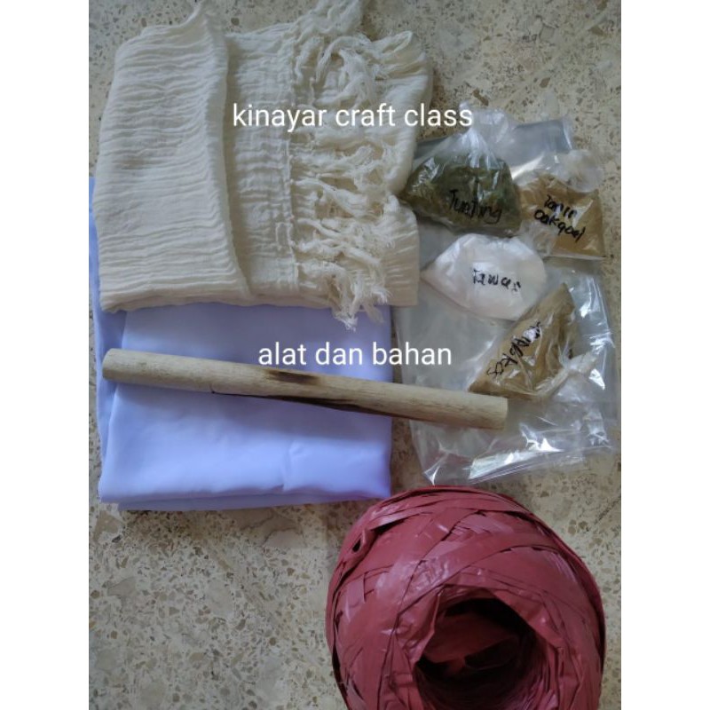 PAKET LENGKAP ECOPRINT DI KAIN + TUTORIAL