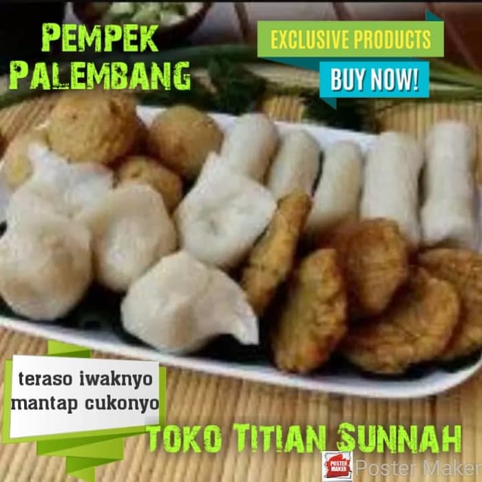 

85 pcs Pempek Palembang - Campur Mpek mpek Telor Adaan Lenjer Kulit