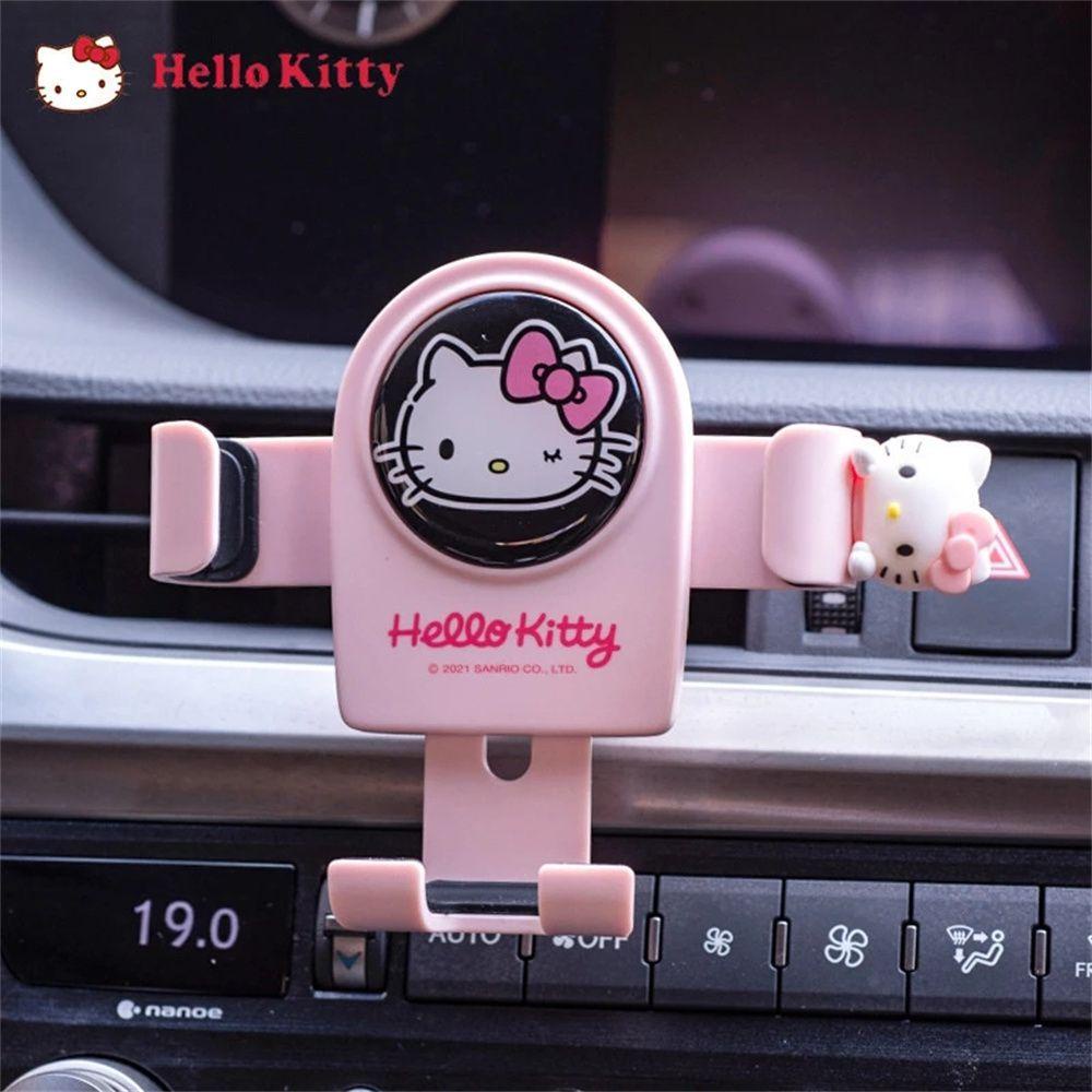 Lanfy KT Car Phone Holder Universal Mobil Kartun Hello KT Phones Standing Phone Mount Phone Holder Gravity Phone Support