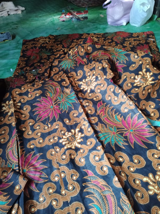 Baju Batik Couple Keluarga Gamis Busui Seragam Batik Keluarga Modern Motif Sogan Sekar Terbaru