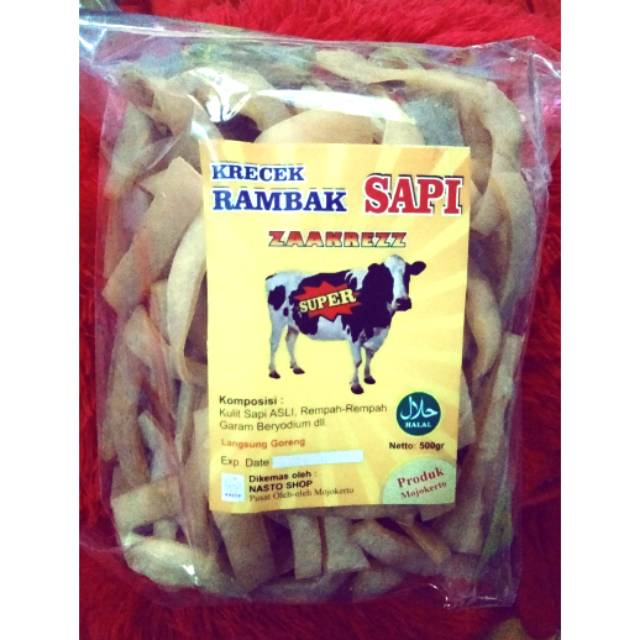 

Rambak Sapi Krecek Sapi Tanpa Jemur
