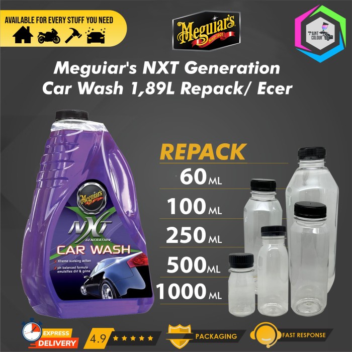 Meguiars - Meguiar's NXT Car Wash 64oz REPACK 500ml 1L - Paint Colour