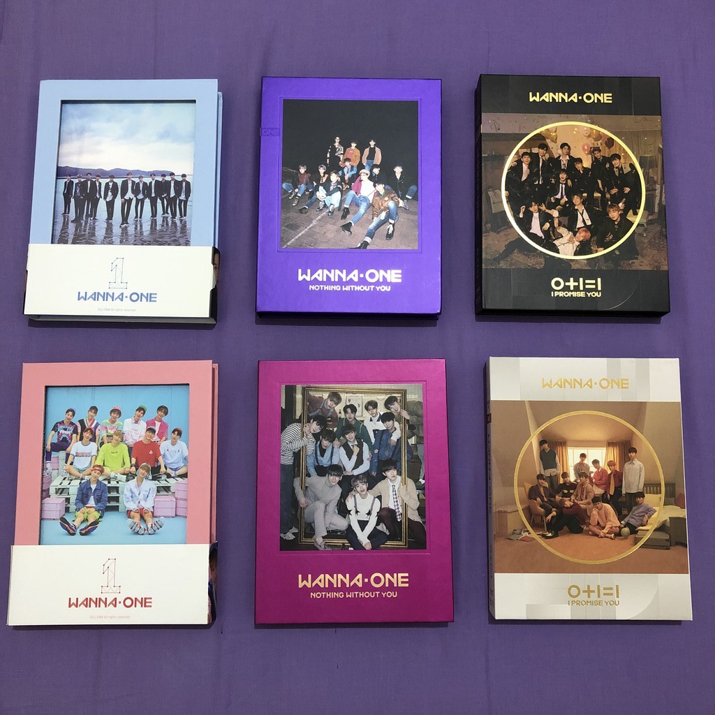 Album Wanna One  - To be One, Nothing Without You, I Promise You (Un Sealed)