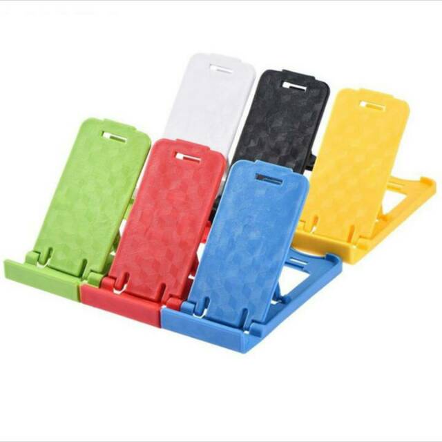 DUDUKAN HANDPHONE LIPAT KARTU MINI STAND HP TABLET IPAD HOLDER UNIVERSAL SAMRTPHONE