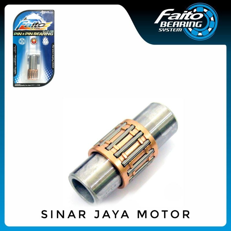 Pin Piston + Laher Bambu Piston Ninja 150 r rr ss FAITO ORI