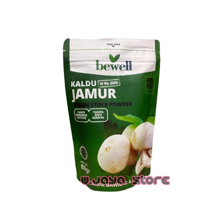 Bewell Kaldu Jamur No MSG Added Tanpa Bawang 80g