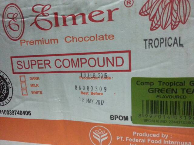 Greetea compound / coklat greentea