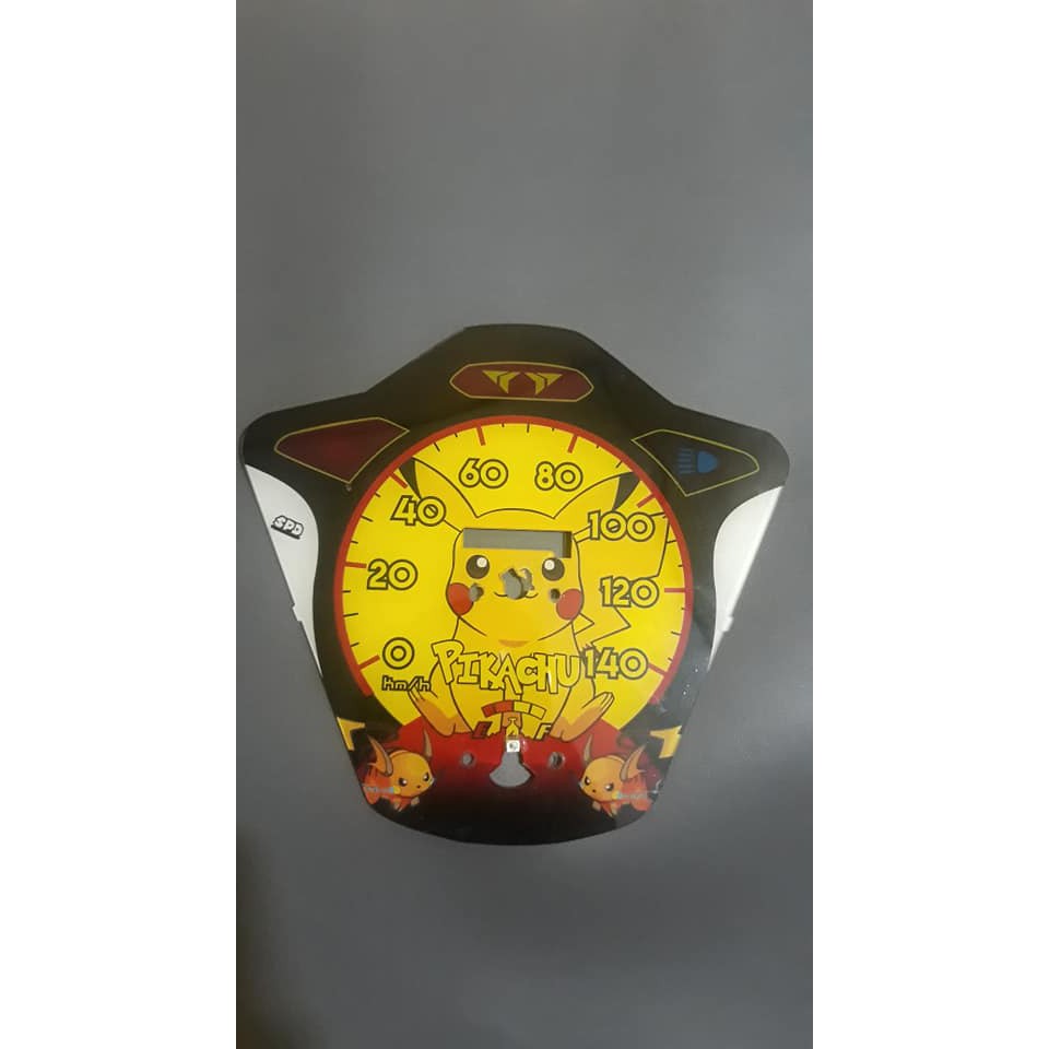 Speedometer Honda Beat Fi CBS Papan Akrilik Speedometer Motor Beat Fi Cbs Custom Pokemon