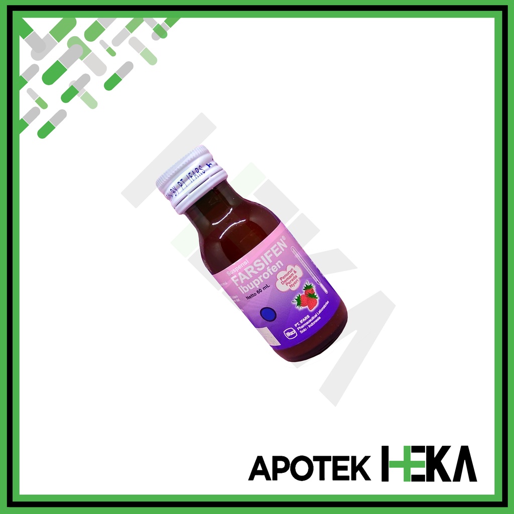 Farsifen Suspensi 60 ml - SIrup Ibuprofen Penurun Panas (SEMARANG)