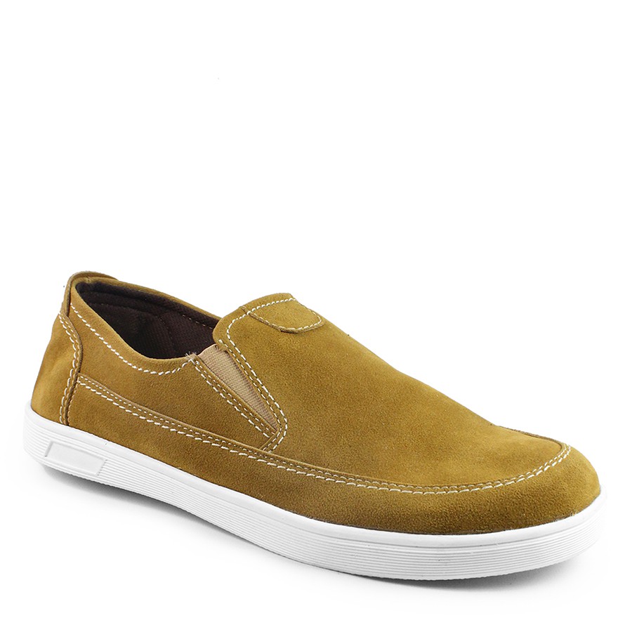 MS SHOP - Sepatu Selop Pria Walkers Ruki Suede Kasual Slipon Keren Terbaru Santai Cowok Kerja Kuliah