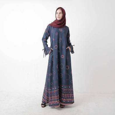 Zoya Dress Sabita  - Navy