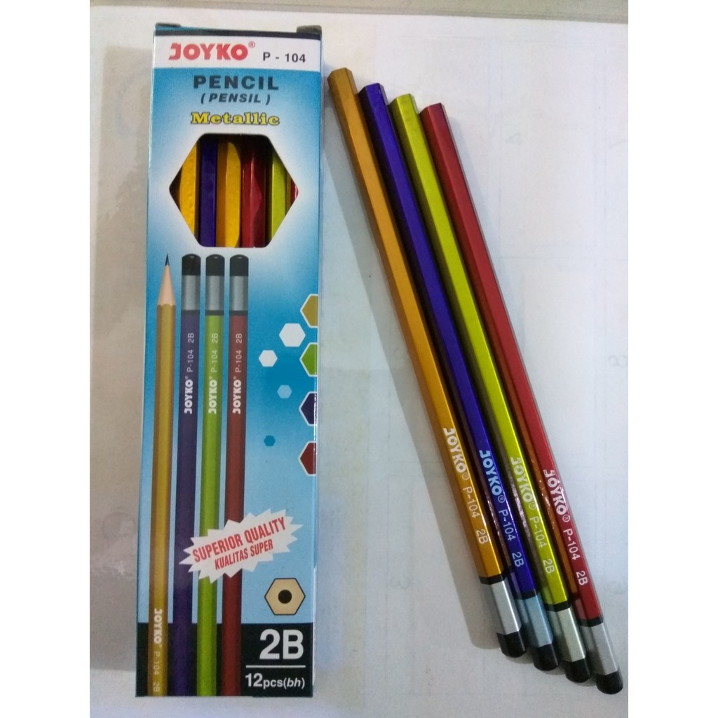 

Pensil 2B joyko P-104 warna