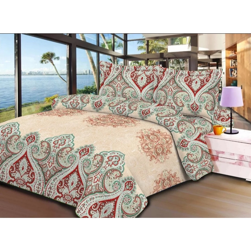 SPREI MOTIF BATIK SULTAN TERBARU Ukuran 180x200 cm - BAHAN ADEM ,HALUS DAN TIDAK MUDAH LUNTUR