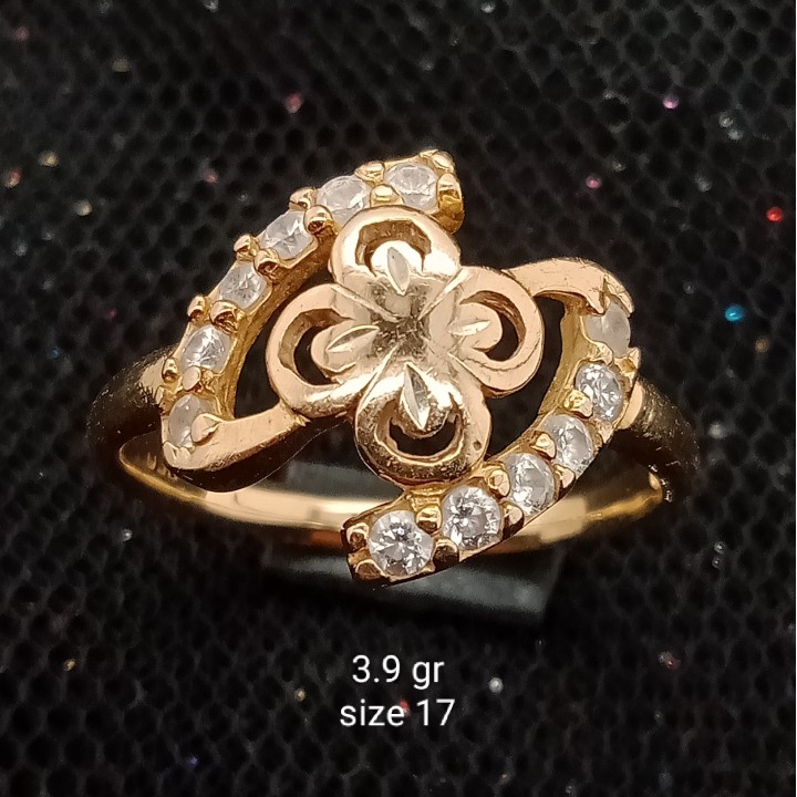 Cincin Emas 17K - 3.9 gr Kadar 750 - 1616