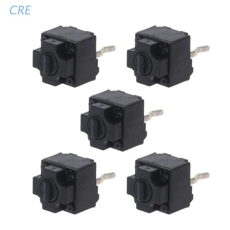 Cre 5pcs Tombol Micro Switch Evqp0E07K Baolei Shark Ie4.0 6x6 X 7.45