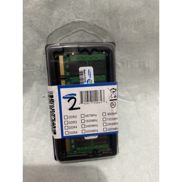 RAM LAPTOP SAMSUNG 2GB DDR2 PC2-6400s SODIMM