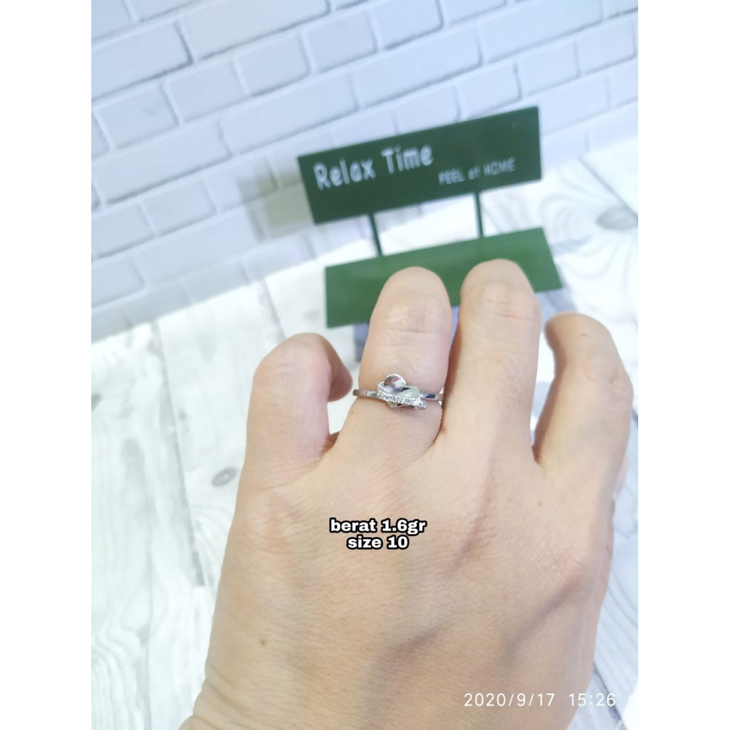 CINCIN COR LOVE MATA PERAK ASLI S925 KODE CE032