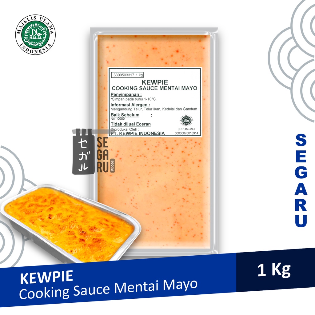 

KEWPIE Cooking Sauce Mentai Mayo 1 kg | Saus Mentai Halal