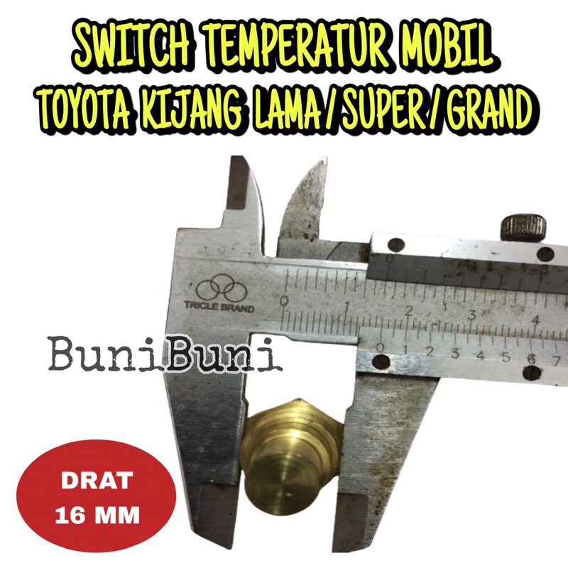 Switch Temperatur / Sensor Suhu Air Panas Mobil Toyota Kijang Lama 4K / Super 5K / Grand 7K Universal