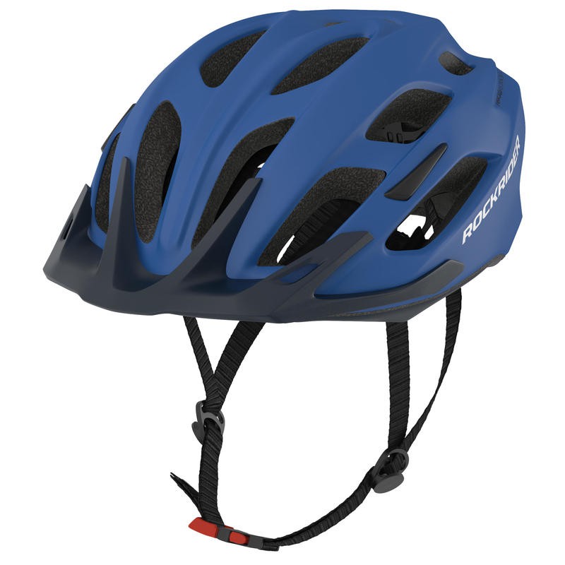 ROCKRIDER ST500 Helm Sepeda Gunung MTB - Biru