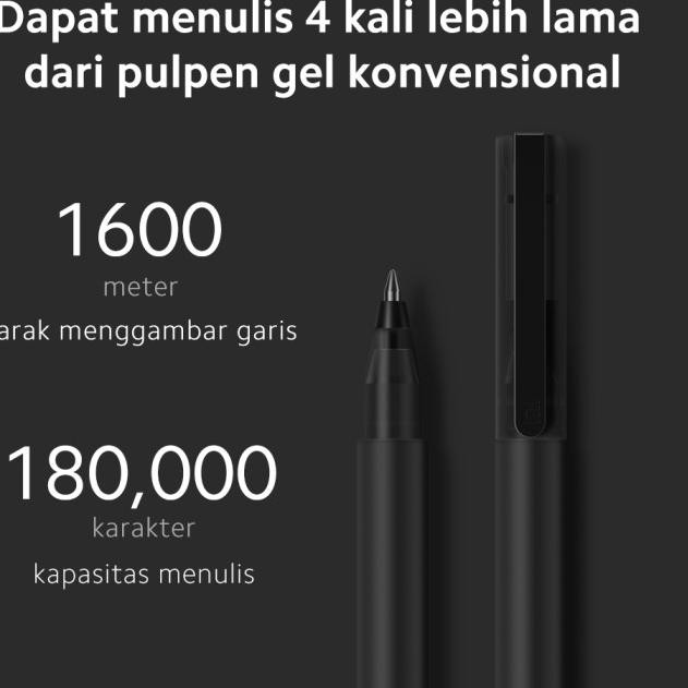 

Harga Spesial!>hxz-938 Xiaomi Official Mi Pen High Capacity Gel Pen Alat Tulis Stationery