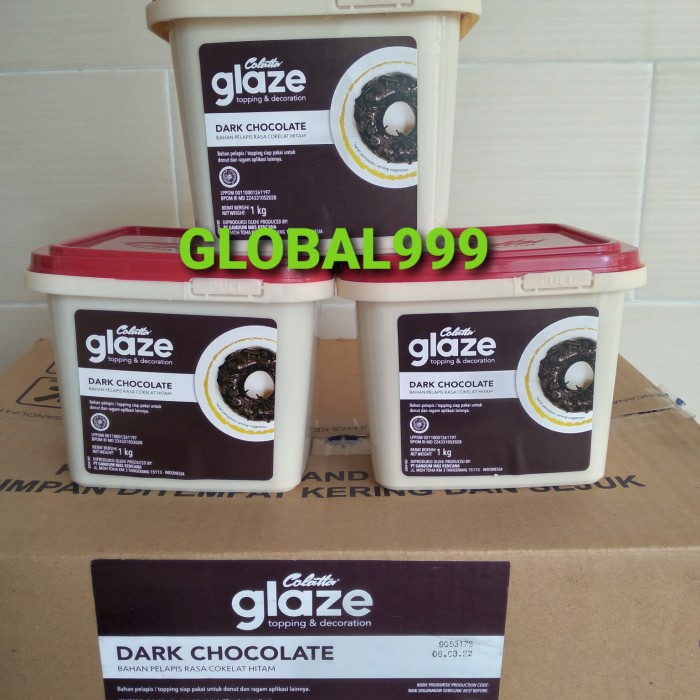 

Siap Kirim Collata Glaze Dark Chocolate 1Kg