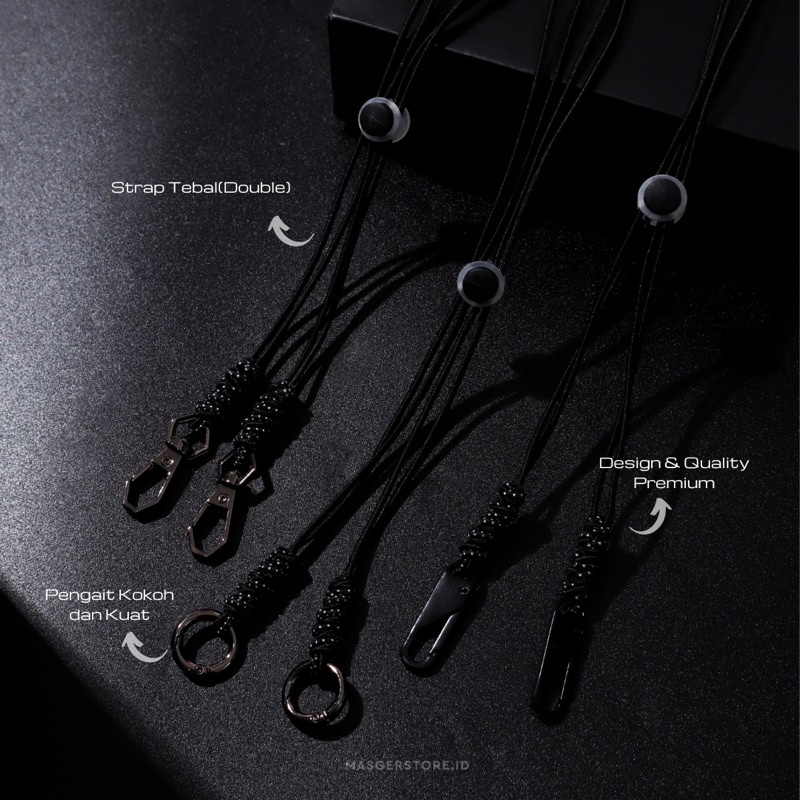 Premium Strap Mask Fashion Elastic Lanyard Masker