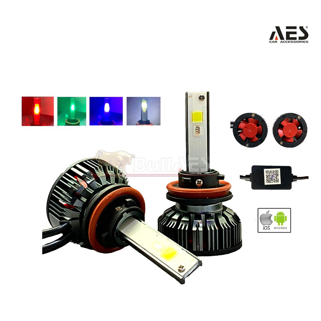 LAMPU LED HEADLAMP H11 RGB