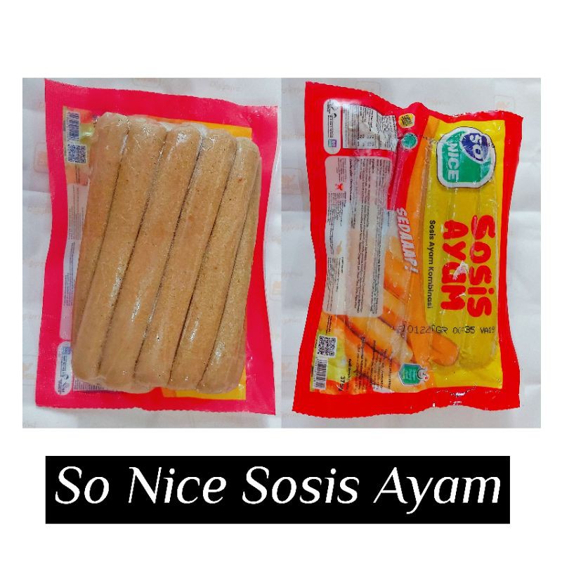 

so nice sosis ayam 375gr