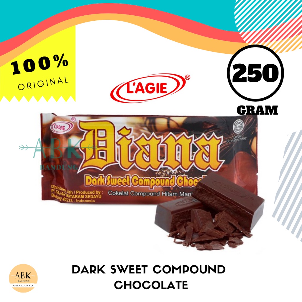 

LAGIE COKELAT BLOK DIANA 250GR | COMPOUND CHOCOLATE 250GRAM