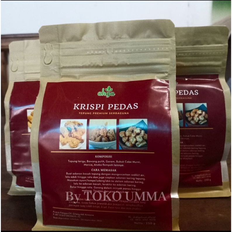 

Tepung Krispi Pedas ahgafood