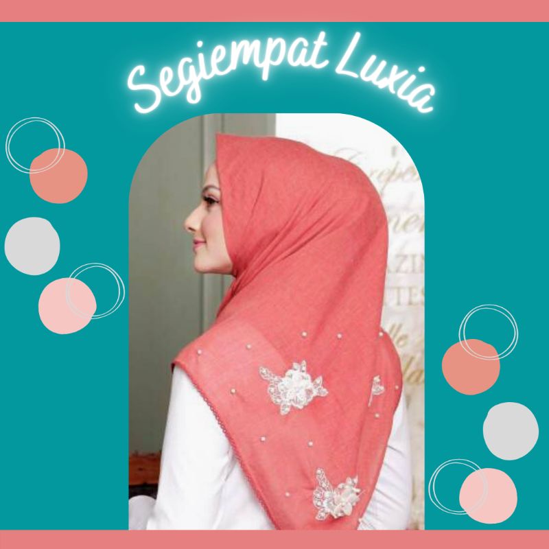 HIJAB SEGI EMPAT LUXIA /GROSIR JILBAB