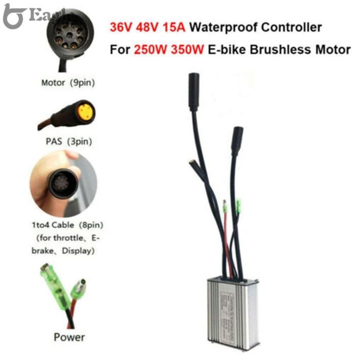 Stopwatch Plof 3648V Kt15A Ebike Bike 6Mos Waterproof Controller For