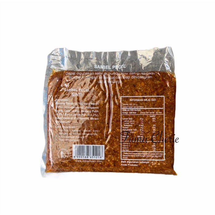 

Sambal-Aneka- Sambel Pecel Cap Sinti 100Gr / Sambal Pecel Sinti / Bumbu Pecel -Aneka-Sambal.