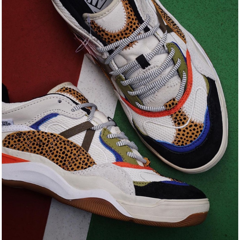 -VANS- -VARIX WC- Tiny Cheetah Spicy Orange/Guacamole