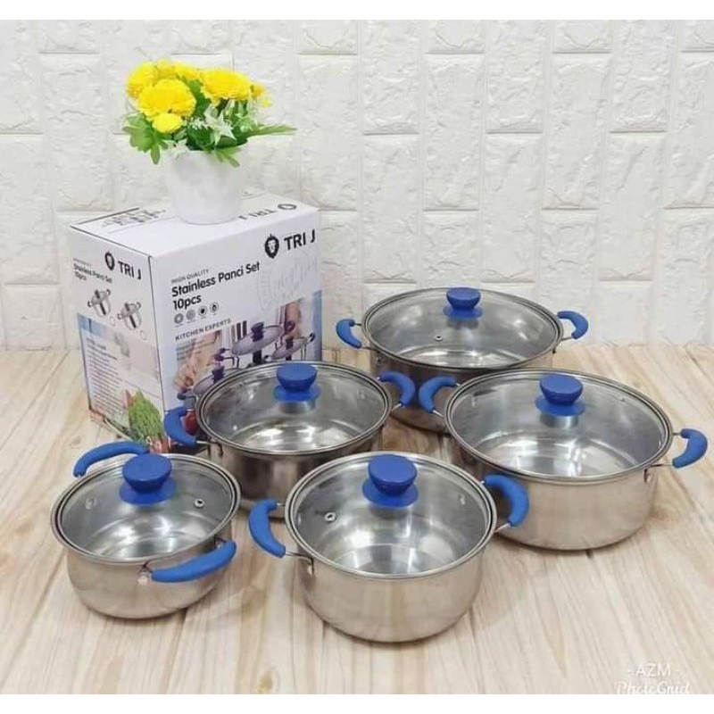 Panci Set Tri J tutup kaca