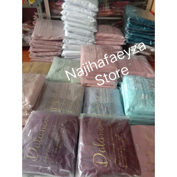 (FREE BOX Dalanova ) READY STOK siap kirim Mukena Rusia Dalanova/mukena Rusia ORI/mukena hantaran/mukena Dalanova, Jumbo Bahan Tulle Renda Brukat Premium Halus Antem