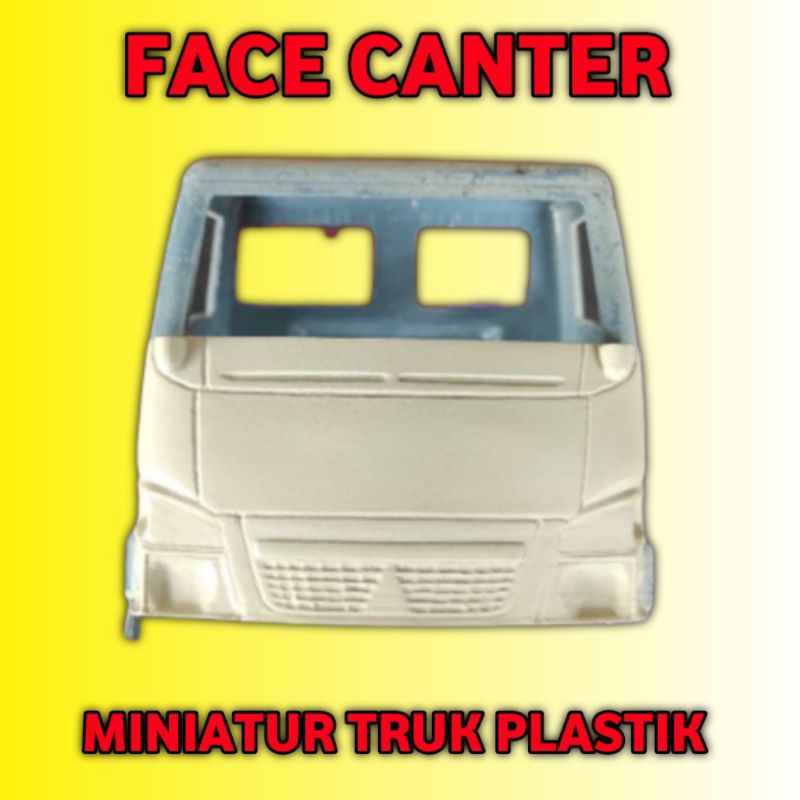 Face Canter Miniatur Truk Plastik