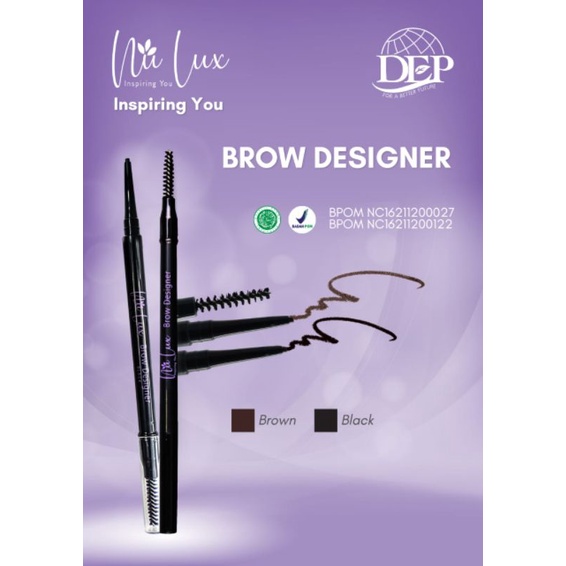 Nu Lux Brow Designer (Nulux Pensil Alis Amoorea)